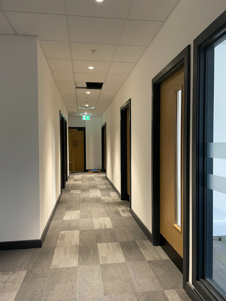 Office hallway renovation
